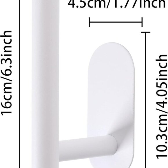 2 Pack Adhesive Curtain Holdbacks - No Drill Curtain Tie Backs & Hooks White - Picture 3 of 6